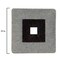 Homeroots 19" X 19" X 2.5" Modern Brown And Gray Ribbed Square Wall Art 274775 - alternate 2