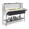 Koolmore Four Pan Open Well Electric Steam Table with Undershelf and Sneeze-Guard, . KM-OWS-4SG - alternate 3