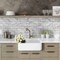 Apollo Tile Chiffon White 11.5 in x 11.5 in Recycled Glass Matte Floor and Wall Subway 9.18 sqft/case, 10PK APLNNR8801CLA - alternate 2