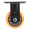 Vestil Polyurethane Rigid Caster 4 In. Diameter x 2 In. Width 594 Lb. Capacity Orange/Black CST-BN-4X2PUP-R - alternate 3