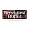Signmission Breakfast Buffet, 24 Inch x 72 Inch, Vinyl Banner B-72-30496 - alternate 1