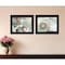 Homeroots Set Of Two Balance this I and II 2 Black Framed Print Wall Art, 2PK 406050 - alternate 2