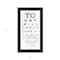Homeroots Eye Chart I 3 Black Framed Print Wall Art 407447 - alternate 2
