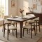 Leisuremod Sable Faux Leather Dining Chair with Rubberwood Legs SCW18W - alternate 2