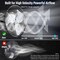 Edendirect 18 inch 3 Speed 360 Degree Oscillating High Velocity Black Indoor Outdoor Wall Mount Fan ZR-HIFANXWALLMOUNT18X2 - alternate 4