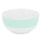 Martha Stewart 12 Piece Banded Fine Ceramic Dinnerware Set in Baby Blue 138981.12 - alternate 2