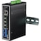 Trendnet 6-Port Industrial Gigabit L2+ Managed PoE+ DIN-Rail Switch TI-BG62I - alternate 1