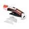 Superior Steel Heavy-Duty Self-Retracting Safety Utility Knife. UK755 - alternate 2