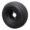 Antego 18 x 9.5-8 in Lawn Mower Tire & Wheel, 4 Ply, Matte Black A870003100304189508 - alternate 3