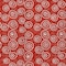 Homeroots 5' X 8' Red And Ivory Geometric Washable Indoor Outdoor Area Rug 583385 - alternate 3