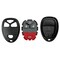 Aks Keys New Replacement Remote Keyless Fob Case Rubber Pad Shell 4B for FCC# KOBGT04A RS-CHEVR-18 - alternate 1