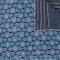 Homeroots 50" X 70" Blue Kantha Cotton Floral Throw Blanket with Embroidery 357568 - alternate 2