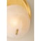 Mitzi 1 Light Paulette Wall Sconce Aged Brass/Ceramic Gossamer Ivory H1140101-AGB/CSI - alternate 2