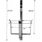 Rackem Mfg RACE AND WORK TRAILER ACCESSORY BoltOn Mount To Closed Trailer Holds 1 Cooler or 5 Gallon Gas Can RA-1L - alternate 2