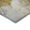 Homeroots 3' X 5' Gold And Gray Abstract Washable Indoor Outdoor Area Rug 615608 - alternate 2