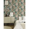 A-Street Prints Victoria Green Floral Nouveau Wallpaper 2999-13109 - alternate 3