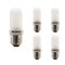 Bulbrite Mini 75w Equivalent T8 Medium Screw Base E26 in Frost Finish Dimmable 2900K Halogen Light Bulb, 5PK 861991 - alternate 1