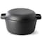 Megachef 5 Quart Pre-Seasoned 2-in-1 Cast Iron Dutch Oven and Skillet MCCI-7026 - alternate 2