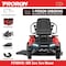 Prorun 60V 42-in. Zero-Turn Riding Lawn Mower with 10.0 Ah Batteries (3), Charger PZT60V42 - alternate 4