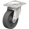 Blickle Swivel Plate Caster, Glss Nyln, 4", 330 lb., Wheel Width: 1-1/8" LIX-POHI 100G-OF-XAT - alternate 1