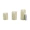 Lavish Home Remote Control LED Candles Set of 3 Battery-Operated Realistic Flameless Pillars with Lace Details 80-FC1007 - alternate 2