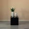 Uniquewise 16-Inch Black Fiberglass Pedestal Backdrop Stand - Stylish Flower or Cake Holder for QI003858BK-16 - alternate 2