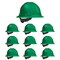 Malta Dynamics Full Brim Hard Hat, Polyethylene, 4 Point Ratchet, Type 1, Class E and G, Green HHGN2004-Case - alternate 1