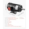 Vevor 5HP Air Compressor Electric Motor 230V/460V 1725RPM 184T Frame CW/CCW SYT3-5HP-4P-B3 - alternate 2