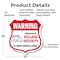 Signmission 24 Hour Surveillance Shield Sign Warning, 12 Inch X 12 Inch, Aluminum Metal Sign SHI-A-12-350 - alternate 2