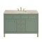James Martin Vanities Chicago 48" Single Vanity, Smokey Celadon, w/ 3 CM Tajnar Eclos Top 503-V48-SC-3TJR - alternate 1