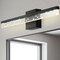 Jonathan Y Mario 22" 1-Light Modern Contemporary 360-Degree Rotatable Iron/Seeded Acrylic Integrated LED Vanity JYL7128A - alternate 4