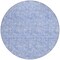 Homeroots 8' Denim Blue And Ivory Round Floral Washable Indoor Outdoor Area Rug 581860 - alternate 2