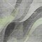 Homeroots 8' X 10' Artichoke Green Gray And Silver Abstract Washable Indoor Outdoor Area Rug 616751 - alternate 3