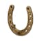 Homeroots 4in Antiqued Gold Cast Iron Horseshoe Wall Hook 724076 - alternate 2