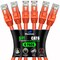 Maximm Cat6 Ethernet Cable 5ft 10Gbps 550MHz UTP, 6PK, Orange, 6PK CAT6CCA-5OR-6PK - alternate 1