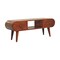 Homeroots 39in Brown Solid Wood Enclosed and Open Storage TV Stand 727855 - alternate 3