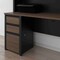 Bestar Connexion 16W Add-On Pedestal with 3 Drawers, Antigua & Black 93621-000052 - alternate 2