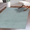 Jonathan Y Haze Solid Low-Pile Aqua Blue 4 ft. x 6 ft. Area Rug SEU100S-4 - alternate 2