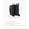 Vevor 2 Ball Bowling Bag with Wheels Four Roller Bowling Bag with Shoe Compartment ZL-YDB-0100 - alternate 3