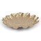Homeroots 6in Gold Metal Handmade Leaf Trinket Tray 713012 - alternate 2