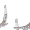 Homeroots Set of Three Silver Resin Diving Man Hanging Dimensional Sculpture, 3PK 332360 - alternate 2