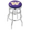 Holland Bar Stool Co 30" Chrome 2-Ring Washington Swivel Bar Stool, Accent Ring L7C3C30WashUn - alternate 1
