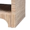 Bali & Pari Julia Bohemian Woven Natural Grasscloth Raffia 1-Drawer Nightstand 254-14036-ZORO - alternate 2
