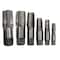 Drill America 6 Piece Carbon Steel NPT Pipe Tap Set (1/8" 1/4" 3/8" 1/2" 3/4" and 1" in Wooden Case) DWTPT1/8-1SET - alternate 3