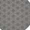 Homeroots 8' Dark Gray And Light Gray Round Geometric Indoor Outdoor Area Rug 550690 - alternate 2