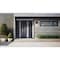 Vdomdoors Metal Double Doors Deux 1717 Gray Graphite Frosted Glass 1 Sidelight and Top Transom Entry Modern P DEUX1717DEXD-GRE-W72+12xH80+12-LH-I - alternate 2
