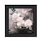 Homeroots Noir Roses 1 [4] Black Framed Print Wall Art 407555 - alternate 1
