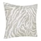 Homeroots 20" X 20" Ivory Safari Animals Abstract Polyester Zippered Pillow With Beads 535232 - alternate 2