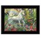 Homeroots Rainbow Unicorn 3 Black Framed Print Wall Art 406859 - alternate 1
