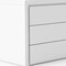 Homeroots 62" White Manufactured Wood Six Drawer Double Dresser 473105 - alternate 2